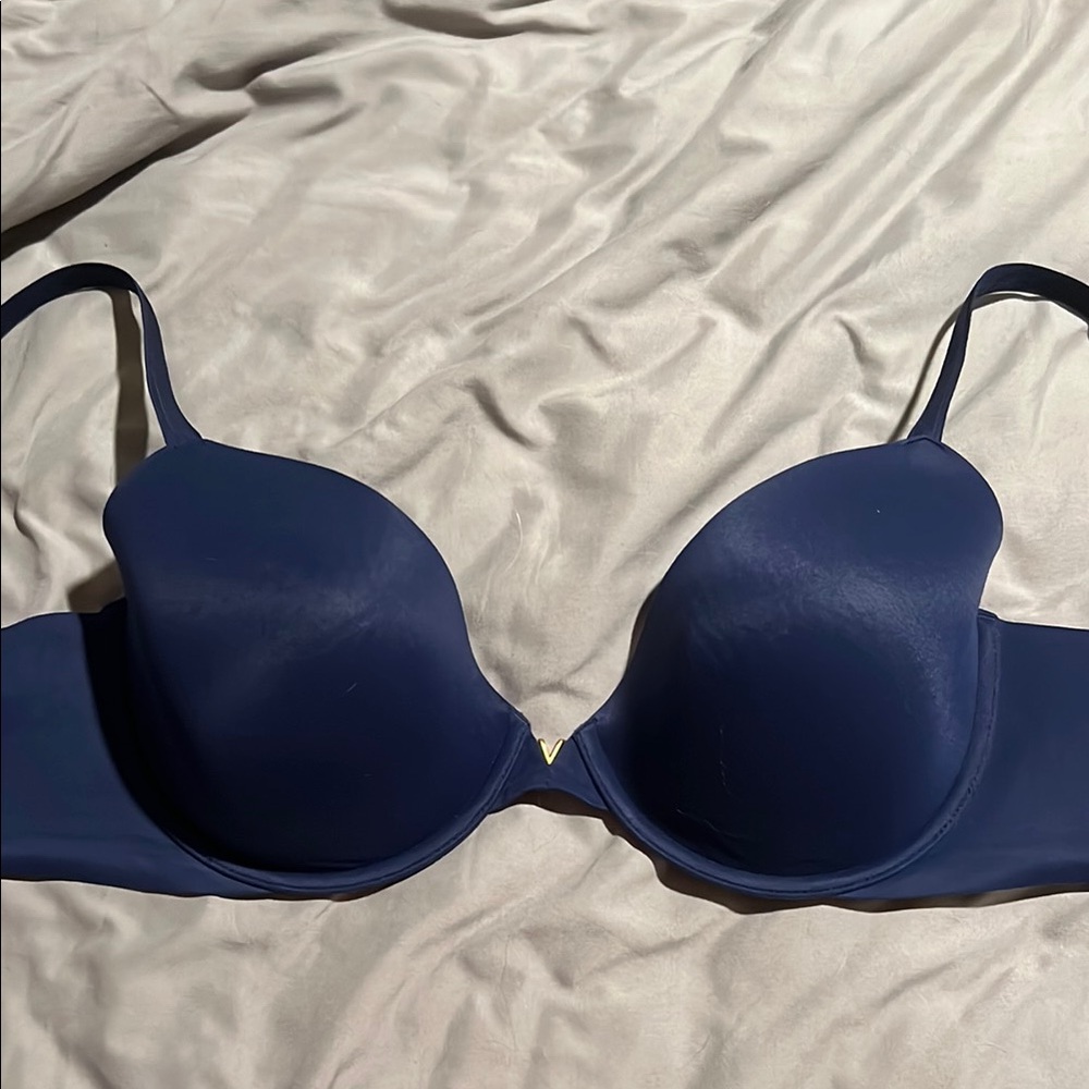 Elegant Navy Blue Women's Bra